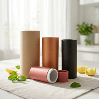 Boîte cylindrique en carton, boîte ronde, emballage en Tube de papier pour cadeau