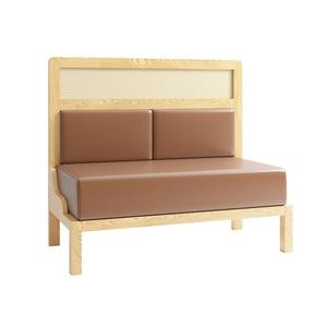 Nhà hàng Phương Tây sofa Booth Set Bảng Ghế Đông nam Á chủ đề dệt Mây Thiết kế hiện đại 2 chỗ ngồi nhà hàng đồ nội thất - Product Image 6