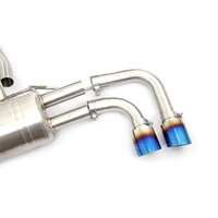 Échappement arrière MPER pour Porsche Cayenne 92A 958.2 en acier inoxydable T304, sonorité réglable, montage direct, prêt à l'emploi