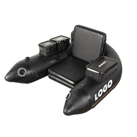 Bateau pneumatique de pêche en PVC avec sangles réglables/règle de mesure du poisson/sac de transport