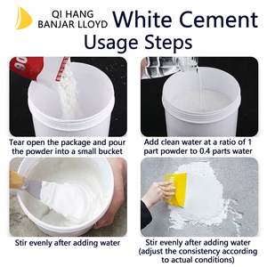 52.5 High-quality Industrial Grade White Portland <b>Cement</b> 42.5 Rapid Hardening Low Heat Mortar Putty Powder Good Brand - Product Image 3