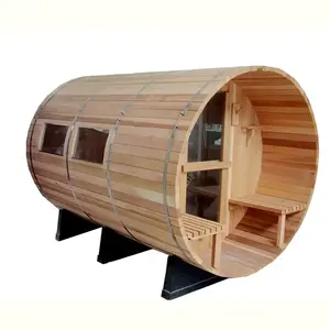 Offre Spéciale de bois canadien taille personnalisée humide avec poêle de sauna électrique ou poêle à bois à vendre