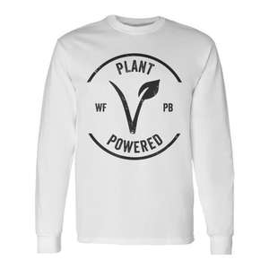 Camiseta de manga larga con diseño de plantas Whole Food Plant Based Vegan Vegetarian WF PB - Product Image 1