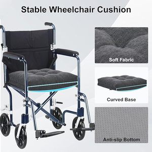 Cojín Grueso Acolchado Personalizado para Silla de Ruedas, para Personas Mayores y con Discapacidad, Almohadilla Suave para Alivio de Presión - Product Image 2