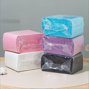 125 pièces de tapis de table à ongles jetables double couche, sans poussière, colorés, avec tampon en coton - Product Image 4