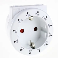 Minuteur électronique programmable manuel de haute qualité UE 12 heures, mini prise simple avec économie d'énergie et sécurité enfant, blanc