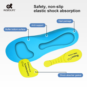 <span class=keywords><strong>Semelles</strong></span> Confort Sportives en PU avec Support de Voûte Plantaire et Amorti des Chocs pour Soulager les Douleurs aux Pieds - Product Image 2