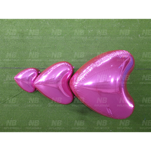 Inflatable Double Layer PVC Heart Shaped Mirror <b>Balloon</b> <b>Customized</b> Color Festival Event Decor Party Wedding Decoration Customize - Product Image 2
