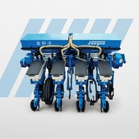 Semoir pneumatique de précision JEEGEE 2BMQE-5E sans labour, 5 rangs, 3500 mm, pour la plantation de riz et d'ail