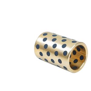 <span class=keywords><strong>Manchon</strong></span> en cuivre graphite JDB, roulement à lubrification solide autolubrifiant, bride en laiton haute résistance, construction résistante à l'usure - Product Image 4