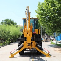 Chargeuse-pelleteuse multifonctionnelle nouvelle génération, mini 4x4, chargeuse-pelleteuse, excavatrice