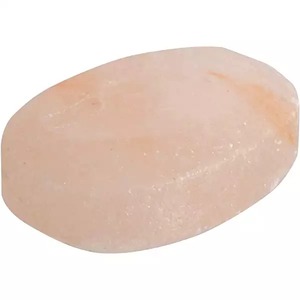 Ensemble de pierres de massage en sel rose de l'Himalaya 100% naturel avec savon exfoliant chaud et rouleau de jade pour un spa à domicile - Product Image 6