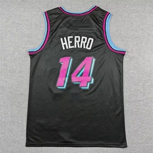 Unisex para adultos para Tyler Herro # Uniforme de Baloncesto Edición Ciudad 14, Cosido, Transpirable, de Secado Rápido, Malla, para Uso Diario - Product Image 1