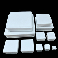 Bouchons en plastique blanc ovales, rectangulaires, carrés et ronds AllPro pour meubles, tubes métalliques, pieds de chaise, embouts, inserts