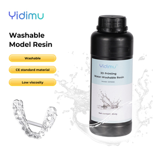 Résine dentaire Yidimu 1 kg/5 kg, résine photopolymère soluble dans l'eau, faible odeur, facile à nettoyer, haute précision, résine d'impression 3D 405 nm - Product Image 2