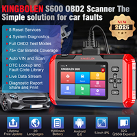 Escáner OBD2 Kingbolen S600 Multisistema, ABS, SRS, ECM, TCM, 8 Reinicios, TPMS, DPF, Reinicios de Frenos, Gratis de por Vida