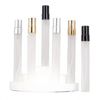 Flacon pulvérisateur en verre transparent durable de 3 ml, 5 ml, 10 ml, anti-fuite, rechargeable, pour parfum et diffuseur à bâtonnets, vente en gros