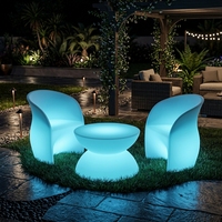 Meubles LED colorés pour mariages, chaises LED, canapé LED pour événements