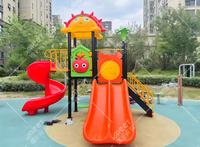 MT-BRX040 Équipement de jeux pour enfants personnalisé, aire de jeux extérieure commerciale avec toboggan pour jardin