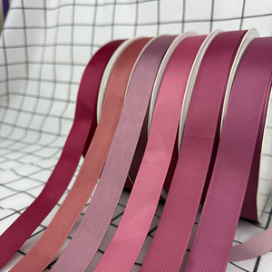 高級エコフレンドリーローズカラーグログランリボン 結婚式 バレンタインデー クリスマス 誕生日 プロポーズ 記念日 ギフトラッピング - Product Image 2