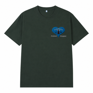 T-shirt personnalisé brodé pour réceptionniste vétérinaire, idéal pour l'été, avec logo d'hôpital vétérinaire, pour uniforme du personnel de clinique - Product Image 4