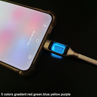Cables USB Tipo C a USB Tipo C de 60w con Diseño Termocrómico RGB Gradual y Detalles Calados