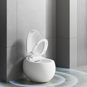 Toilette intelligente en céramique japonaise avec fonction bidet, siège chauffant, télécommande, <span class=keywords><strong>machine</strong></span> de chasse d'eau intelligente, toilette murale portable - Product Image 1