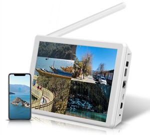 Cámara de vigilancia WiFi de 4 canales, función de visión nocturna impermeable esférica, almacenamiento NVR compatible con acceso remoto - Product Image 3