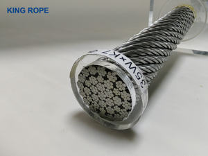 En12385-4 di alta qualità 35 wx7 35 wxk7 <span class=keywords><strong>Non</strong></span> rotante fune d'acciaio 12 ~ 32mm per sollevamento/sollevamento attrezzature galvanizzate 2160mpa - Product Image 2