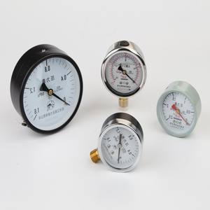 Hongqi Y100 Vacuum <b>Pressure</b> <b>Gauge</b> 0.6-2.5 Mpa External Thread Silicone Oil For Water Air Oil Hydraulic <b>Pressure</b> - Product Image 4