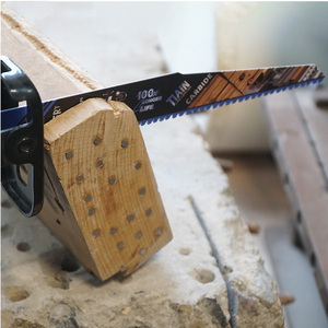 Lame de scie alternative de 9 pouces avec revêtement TiAlN, 6-9 TPI, pointe en carbure personnalisée, qualité OEM, pour bois et clous - Product Image 5