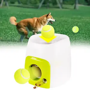 AFP Neustil Tenniskugel-Wirfwurf Interaktiv Haustier-Kugelwurf Hund Wurf Köder Hundebehandlung Spender Belohnungsgerät