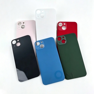 Verre arrière haute densité pour iPhone 13 mini, assemblage de boîtier arrière, pièces de rechange durables en verre trempé pour la porte de la batterie - Product Image 1