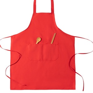 Tablier Ju Ningxin, taille unique, couleur unie, sans manches, avec poche, pour la cuisine et l'utilisation en cuisine - Product Image 2