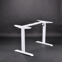 Bureau électrique à actionnement linéaire, table modulaire réglable en hauteur, bureau debout, cadre de bureau à moteur unique