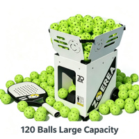 Máquina Inteligente de Pickleball con Capacidad para 120 Pelotas, Control por Aplicación, Lanzador Automático, Velocidad Ajustable, Control de Efecto, Equipo de Entrenamiento Profesional