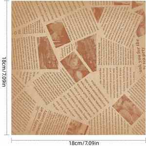 Papel Antigrasa Personalizado para Envolver Hamburguesas, Papel de Grado Alimenticio con Recubrimiento de PE, Papel Antigrasa para Pan de Hamburguesa, Pizza y Comida para Llevar con Logotipo - Product Image 2