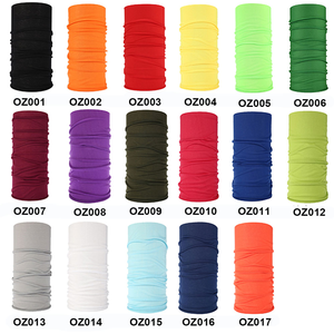 Kunden spezifisches Design Solid Bandana Stirnband Röhren schals Einfache nahtlose Bandanas Radfahren Hals manschette Wanders chals Hals manschette - Product Image 4