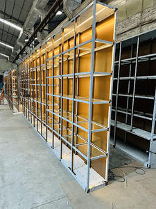 رف نبيذ حديث من الفولاذ المقاوم للصدأ مع شعار مخصص رف زجاجات تجاري مع شاشة أنيقة - Product Image 3