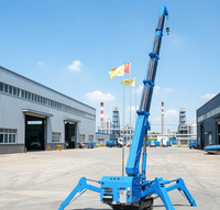 Grue araignée rotative à 360 degrés avec flèche longue de 18 m pour la construction de ponts et de sentiers forestiers