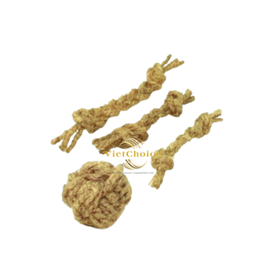 Bola de fibra de coco al por mayor a bajo precio para juego y entrenamiento de mascotas Super calidad - Product Image 3