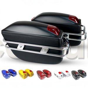 Bolsas Laterales <span class=keywords><strong>para</strong></span> Motocicleta de 5L, Maletas Rígidas de ABS <span class=keywords><strong>con</strong></span> Luces <span class=keywords><strong>LED</strong></span> <span class=keywords><strong>para</strong></span> <span class=keywords><strong>Moto</strong></span> - Product Image 2