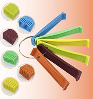 2PCS Ensemble de peignes à ailettes pour condenseur de climatiseur comprenant un peigne à ailettes FCR6 et un peigne à ailettes de radiateur en acier inoxydable
