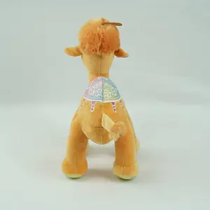 Peluche de camel personalizado para niños, animales salvajes suaves, juguete de peluche para 36 meses