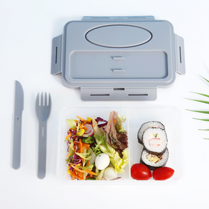 <span class=keywords><strong>Amazon</strong></span> Top vendedor Everich de los PP caja de Bento de grado de alimentos de plástico a prueba de fugas Tiffin caja de almuerzo de contenedor de alimentos con cuchara y tenedor - Product Image 2