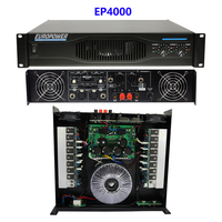 Amplificateur de puissance professionnel EP4000 600Wx2 pour subwoofer