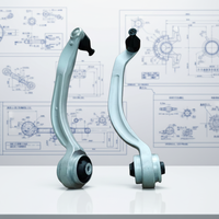 Kit de Bras de Suspension Avant ATMAN d'Origine, 12 Pièces, Qualité Supérieure, Réf. 8E0498998 pour Audi A4 B6 et B7