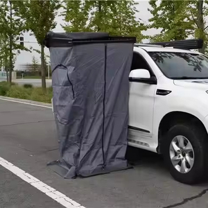 Tente de Douche Portable <span class=keywords><strong>4x4</strong></span> Tout-Terrain en Alliage d'Aluminium avec Fermeture Éclair, Auvent de Toilette, Imperméable Quatre Saisons, Montage Rapide Automatique - Product Image 1