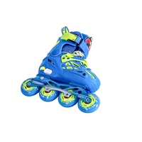 Patins à roulettes en ligne pour enfants, vente en gros, avec roues lisses en PU et cadre en alliage d'aluminium, patins à roulettes réglables