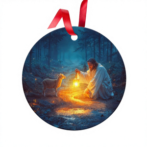 Vente en gros d'ornements de Noël en céramique ronds de 3 pouces, design <span class=keywords><strong>bateau</strong></span> Père Noël et <span class=keywords><strong>rennes</strong></span>, décoration suspendue Joyeux Noël pour l'arbre de Noël - Product Image 6
